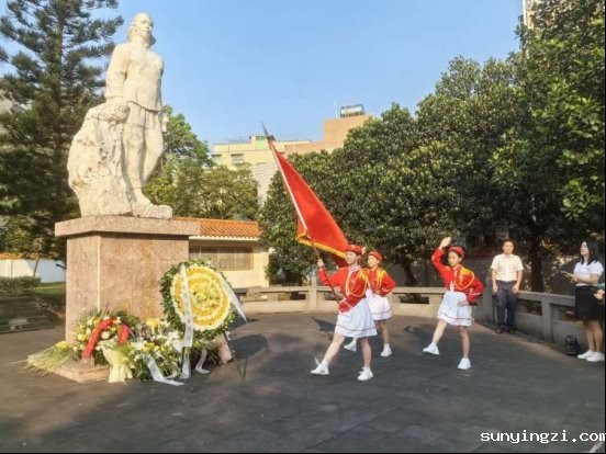 简篇-“清明祭英烈，红色永传承”——伟德公司官网地址赴刘秋菊纪念园开展清明祭扫活动