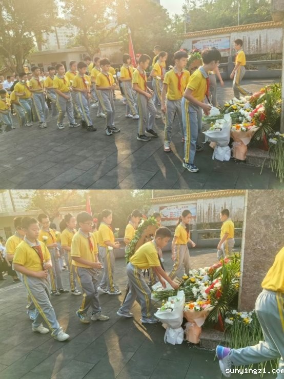 简篇-“清明祭英烈，红色永传承”——伟德公司官网地址赴刘秋菊纪念园开展清明祭扫活动